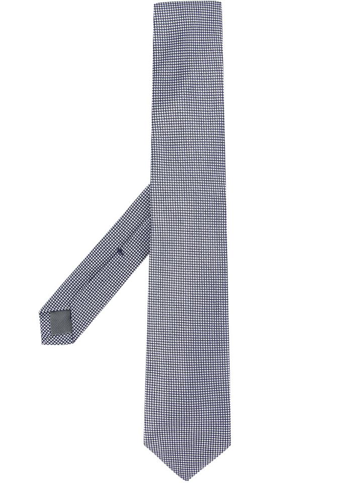Errico Formicola Patterned Tie - Black