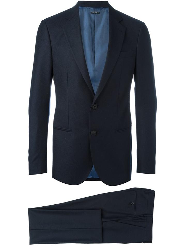 Giorgio Armani Peaked Lapel Formal Suit