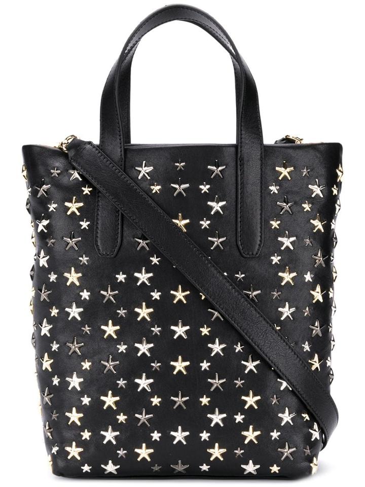 Jimmy Choo Star Appliqué Tote Bag - Black