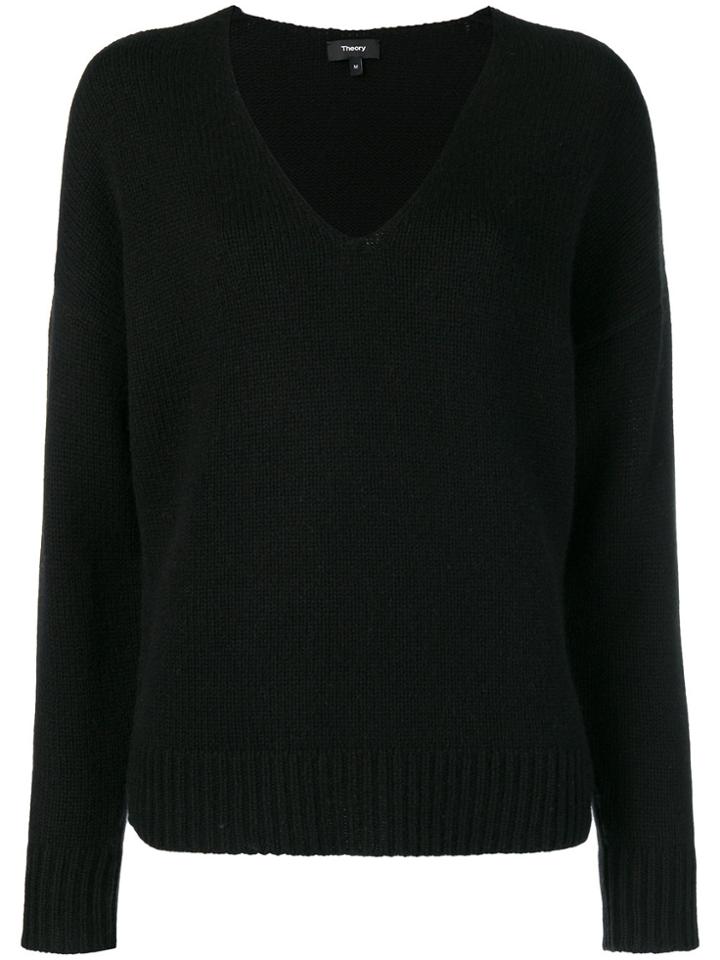 Theory Cashmere Jumper - Black