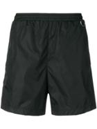 Low Brand Straight-leg Track Shorts - Black