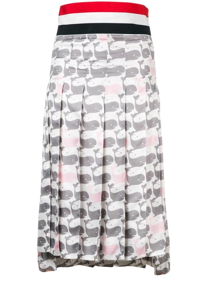 Thom Browne Supersized Waistband Whale Skirt - Grey