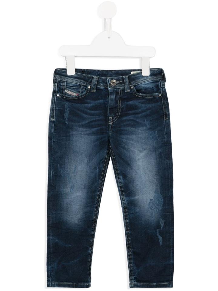 Diesel Kids Slim-fit Jeans, Boy's, Size: 10 Yrs, Blue