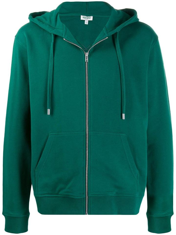 Kenzo Zip-up Sweatshirt - Green