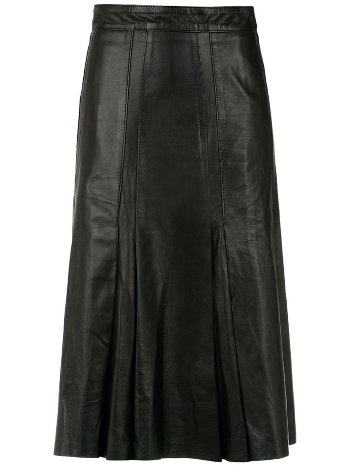 Clé Pleated Skirt - Black