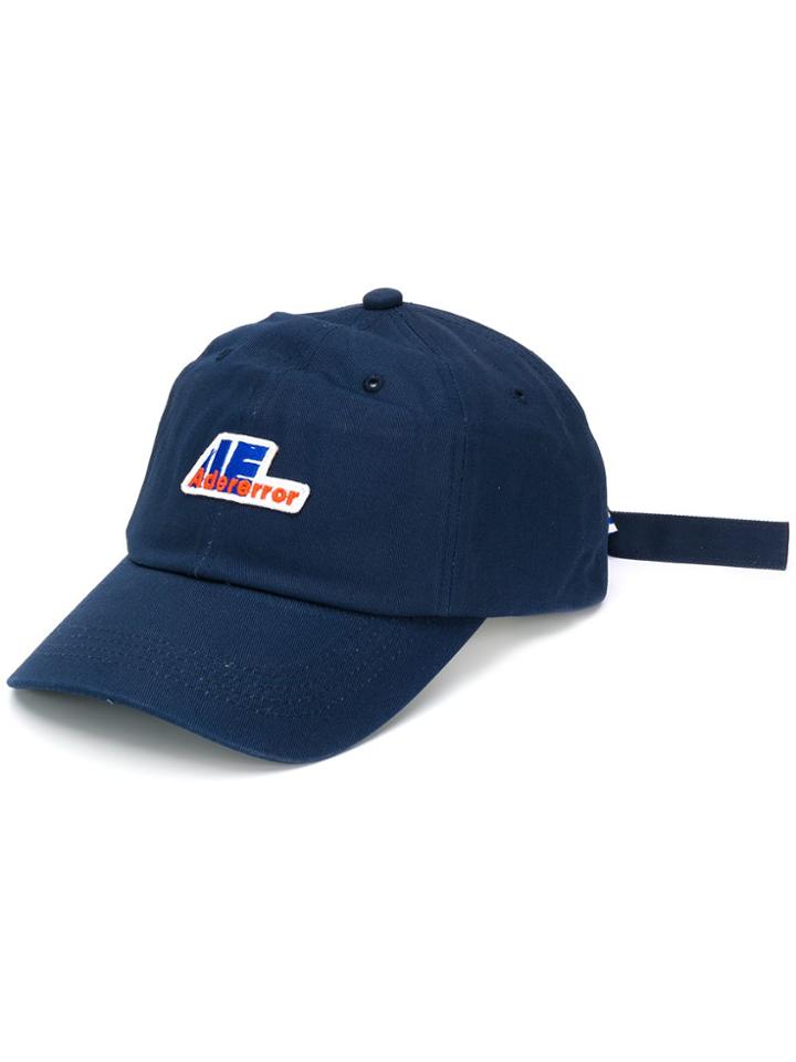Ader Error Logo Print Cap - Blue