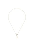 Yvonne Léon Yellow 18k Gold Diamond Lobster Necklace