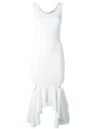 Givenchy Cut-out Peplum Hem Dress