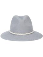 Yosuzi Ania Pom Pom Fedora Hat - Grey