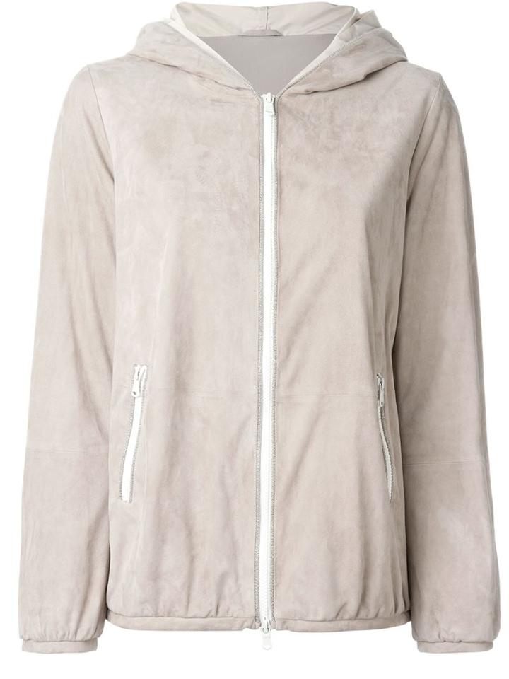 Brunello Cucinelli Zipped Suede Jacket