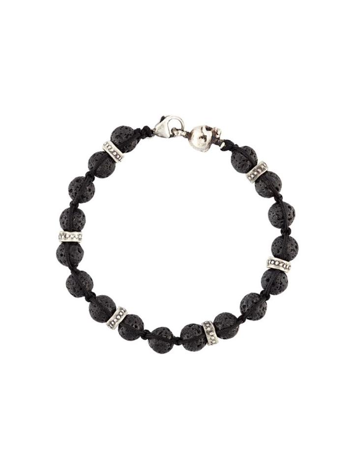 Roman Paul Beaded Bracelet, Men's, Black