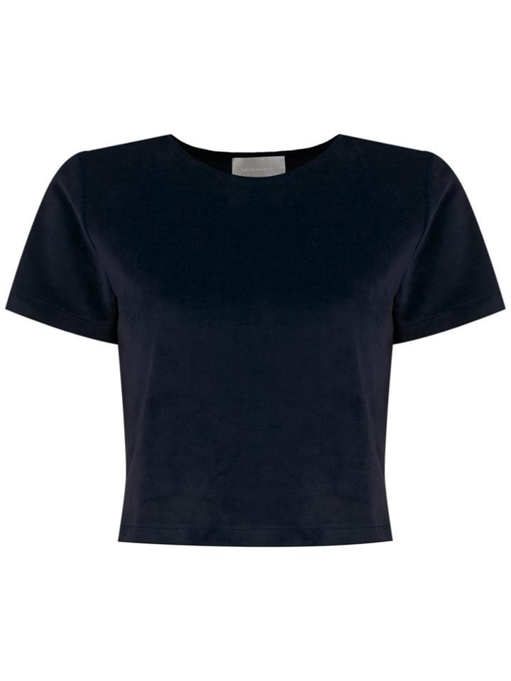 Lilly Sarti Cropped Blouse - Blue