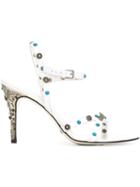 Dolce & Gabbana Pre-owned Studded Sandals - White