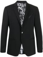 Karl Lagerfeld Cartoon Suit Jacket - Black