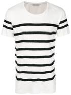 Each X Other Striped Short Sleeve T-shirt - White