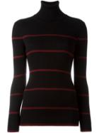 Fendi Striped Jumper, Women's, Size: 40, Black, Wool