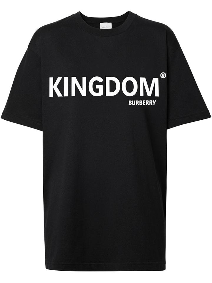 Burberry Kingdom Print T-shirt - Black