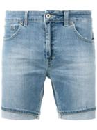 Dondup Derick Bermuda Shorts, Men's, Size: 30, Blue, Cotton/spandex/elastane/polyester