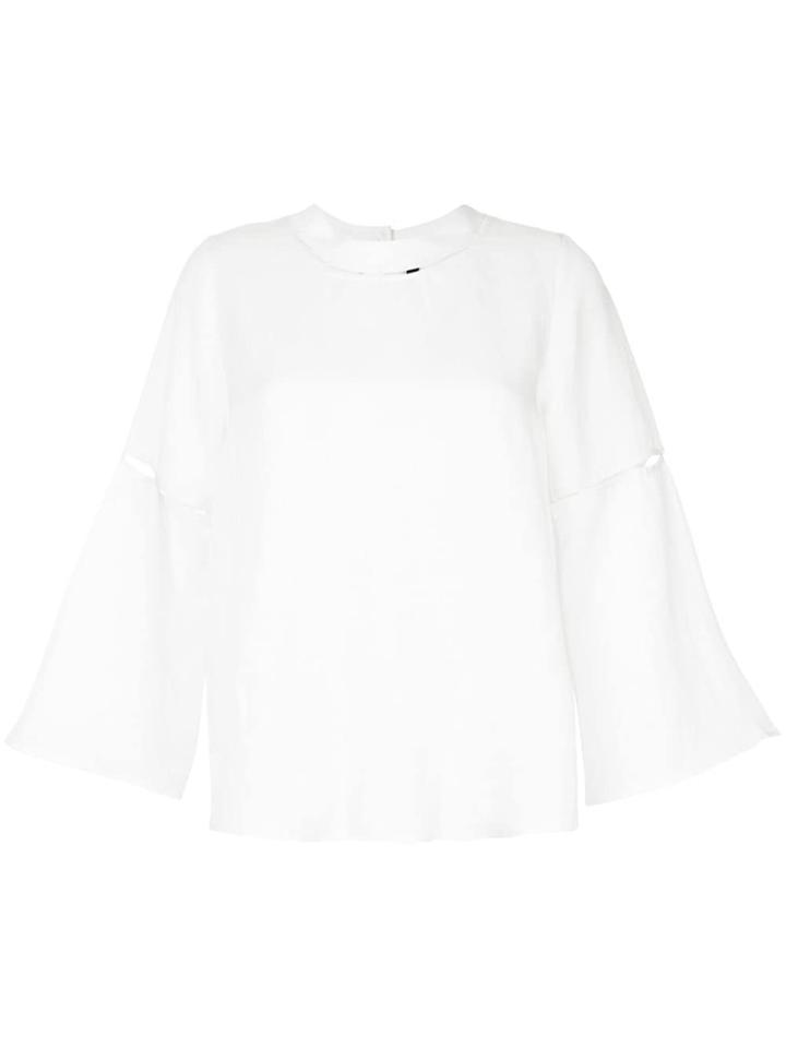 Taylor Cut-out Detail Sweater - White