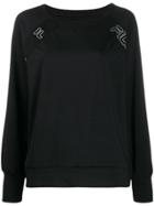 Fila Logo Stripe Sweater - Black