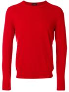 Zanone Crewneck Sweater - Red