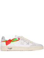 Off-white White Leather Low Top Sneakers