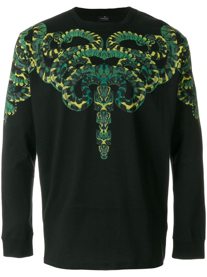Marcelo Burlon County Of Milan Long Sleeve Owe T-shirt - Black
