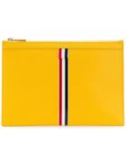 Thom Browne Intarsia Stripe Small Tablet Holder - Yellow