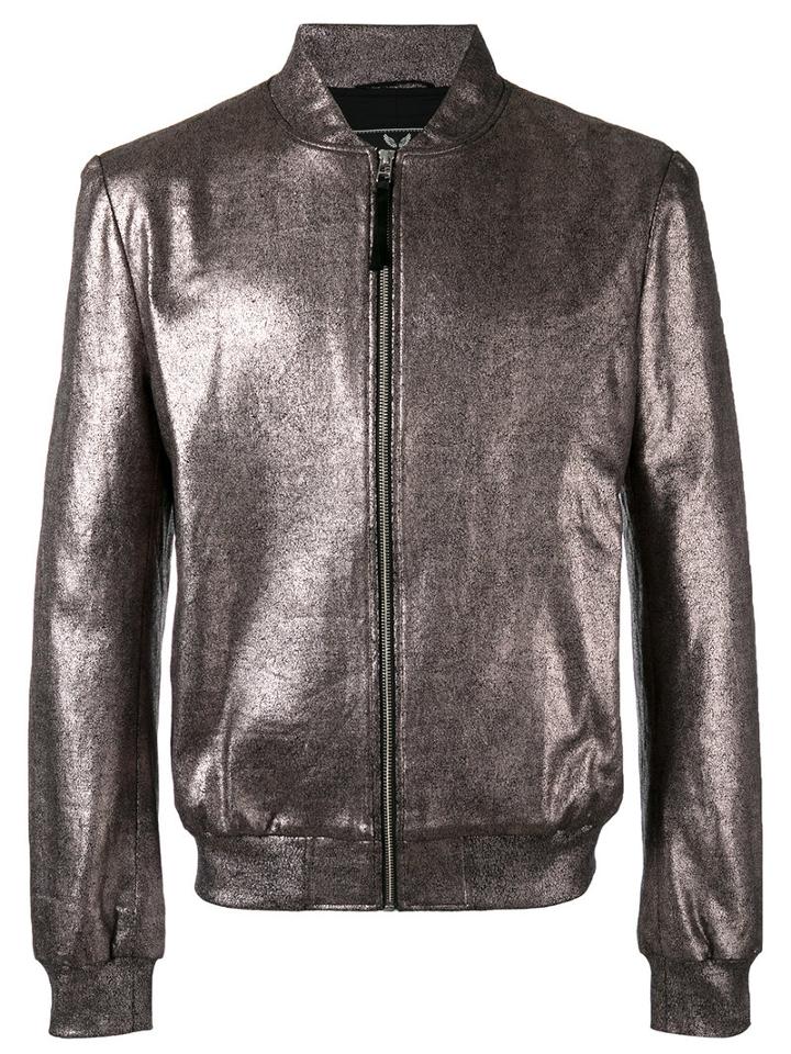 Unconditional - Foil Bomber Jacket - Men - Cotton - M, Grey, Cotton