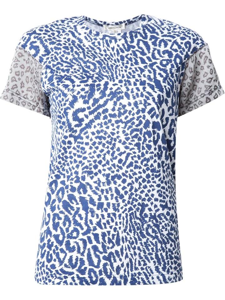 Comme Des Garçons Comme Des Garçons Leopard Print T-shirt
