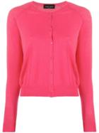 Roberto Collina Crew Neck Cardigan - Pink