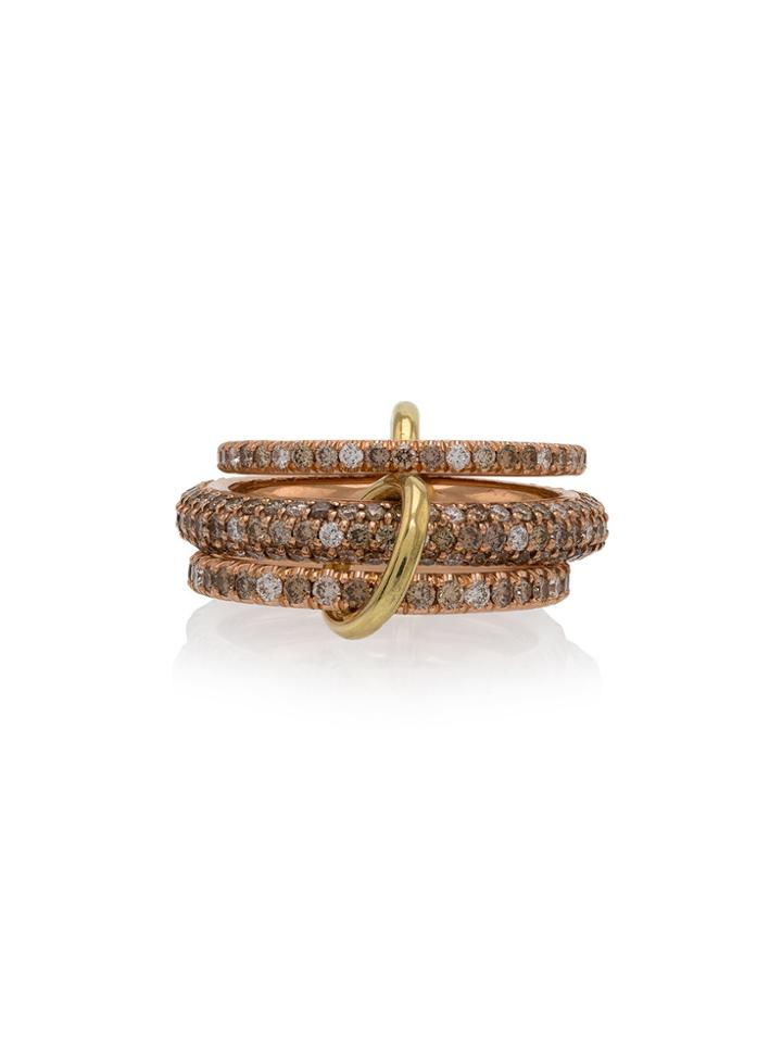Spinelli Kilcollin Rose Gold Nova Diamond Ring - Metallic