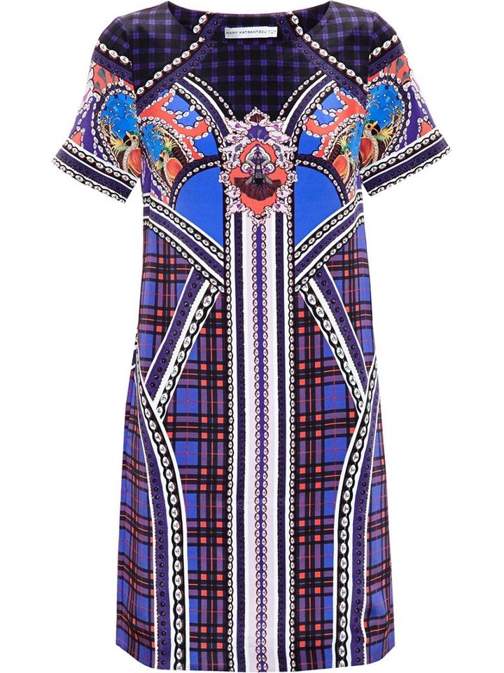 Mary Katrantzou Printed Silk Dress