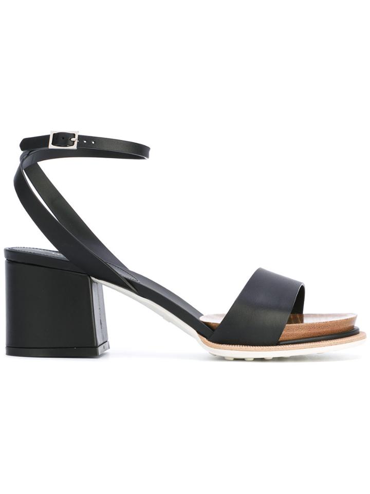 Tod's Open Toe Sandals - Black