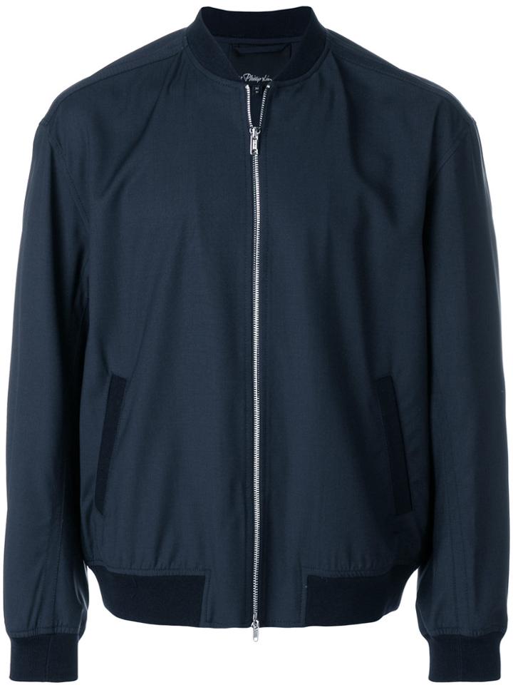 3.1 Phillip Lim Classic Bomber Jacket - Blue