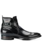 Officine Creative Buckle Strap Ankle Boots - Black