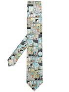 Prada Comic Strip Tie - Multicolour