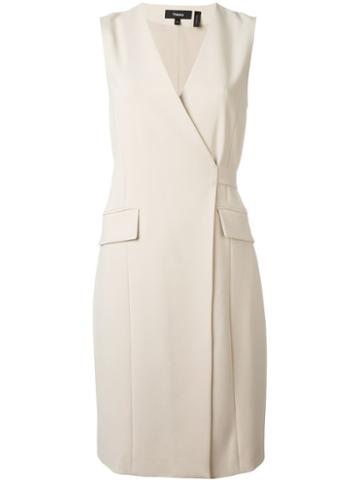 Theory Sleeveless Wrap Dress