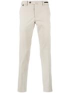 Pt01 Plain Skinny Trousers, Men's, Size: 48, Nude/neutrals, Cotton/spandex/elastane