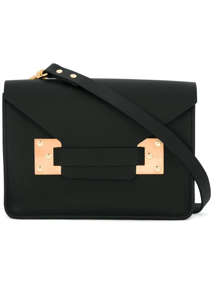 Sophie Hulme Small Crossbody Bag - Black