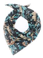 Paco Rabanne Floral Chainmail Scarf