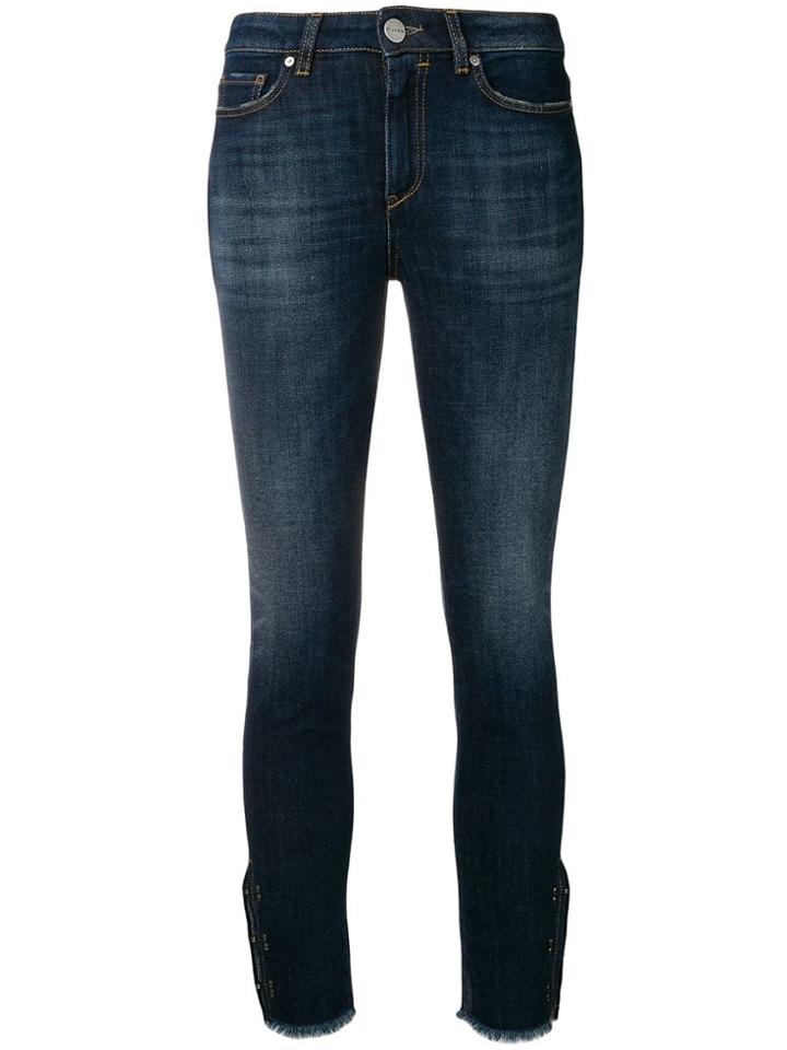 Pinko Kate Hook Hem Jeans - Blue