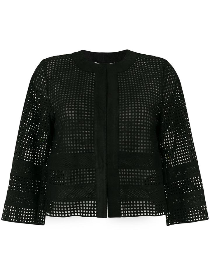 Blugirl Perforated Jacket - Black