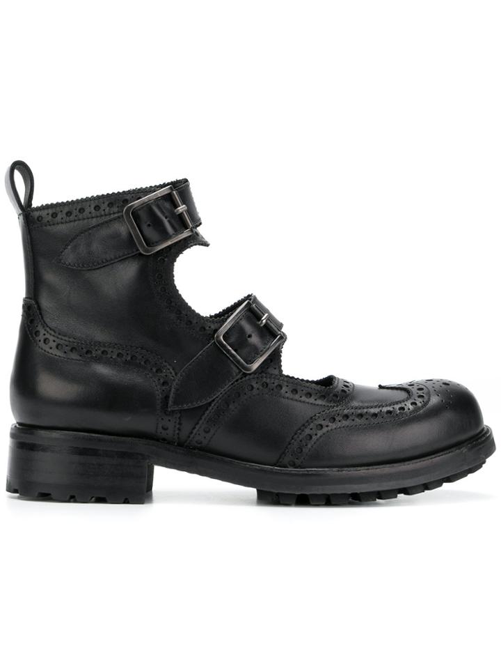 Ktz Double Straps Boots - Black