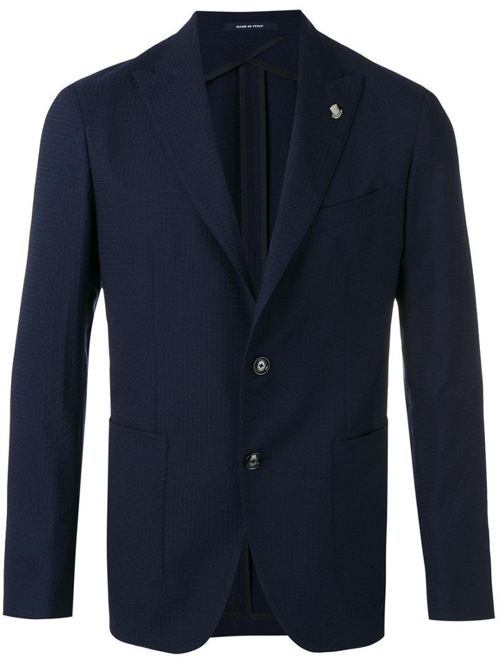 Tagliatore - Suit Jacket - Men - Wool/silk/cupro - 48, Blue, Wool/silk/cupro