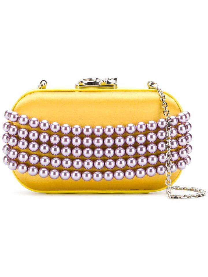 Corto Moltedo Susan C Star Clutch - Yellow
