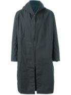 11 By Boris Bidjan Saberi 'tape' Raincoat, Men's, Size: Large, Black, Cotton/polyester