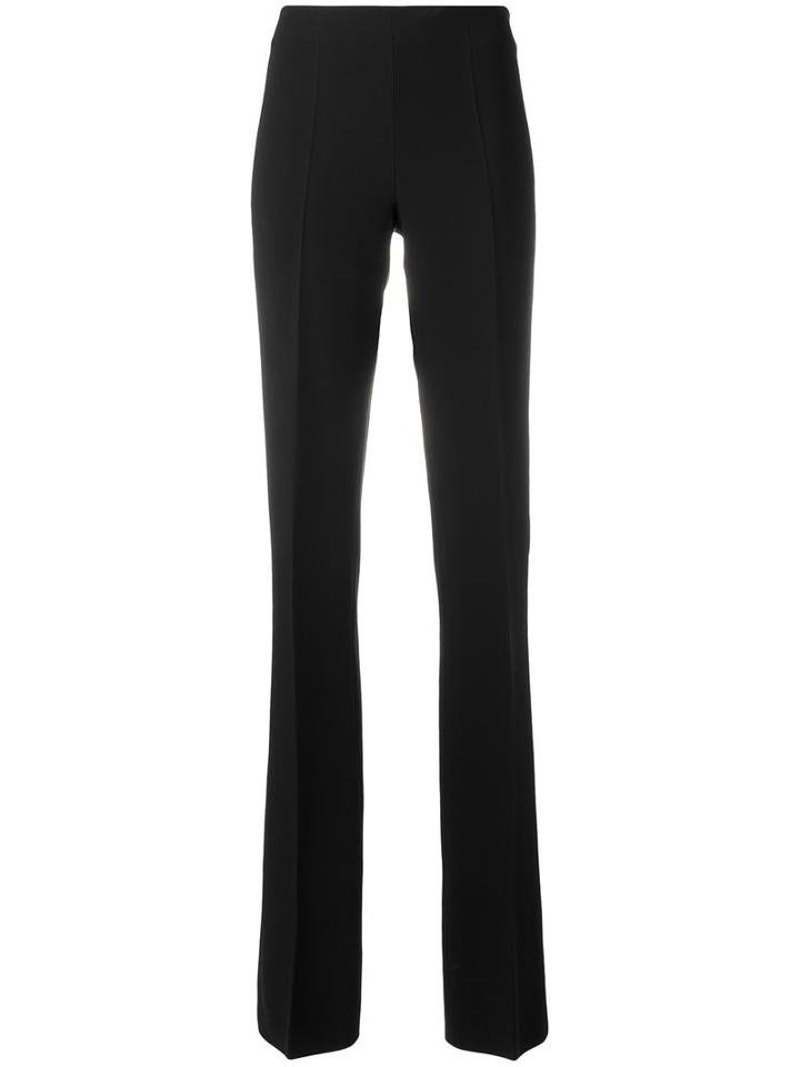 Antonio Berardi Flared Trousers, Women's, Size: 42, Black, Rayon/spandex/elastane