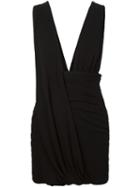 Anthony Vaccarello Draped Mini Dress