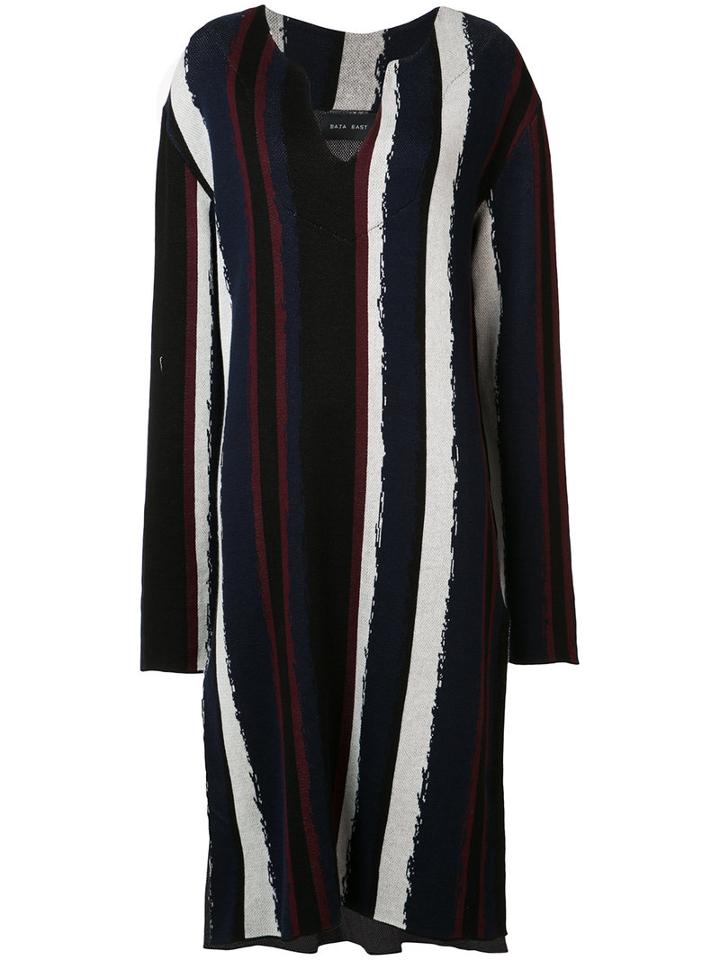 Baja East Long Printed Tunic, Women's, Size: 00, Cotton